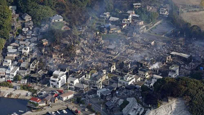 জাপানে এক রাতে ১৭০ ভবনে আগুন